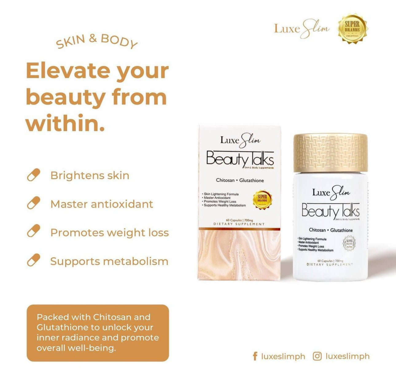 Luxe Slim BeautyTalks 60capsules