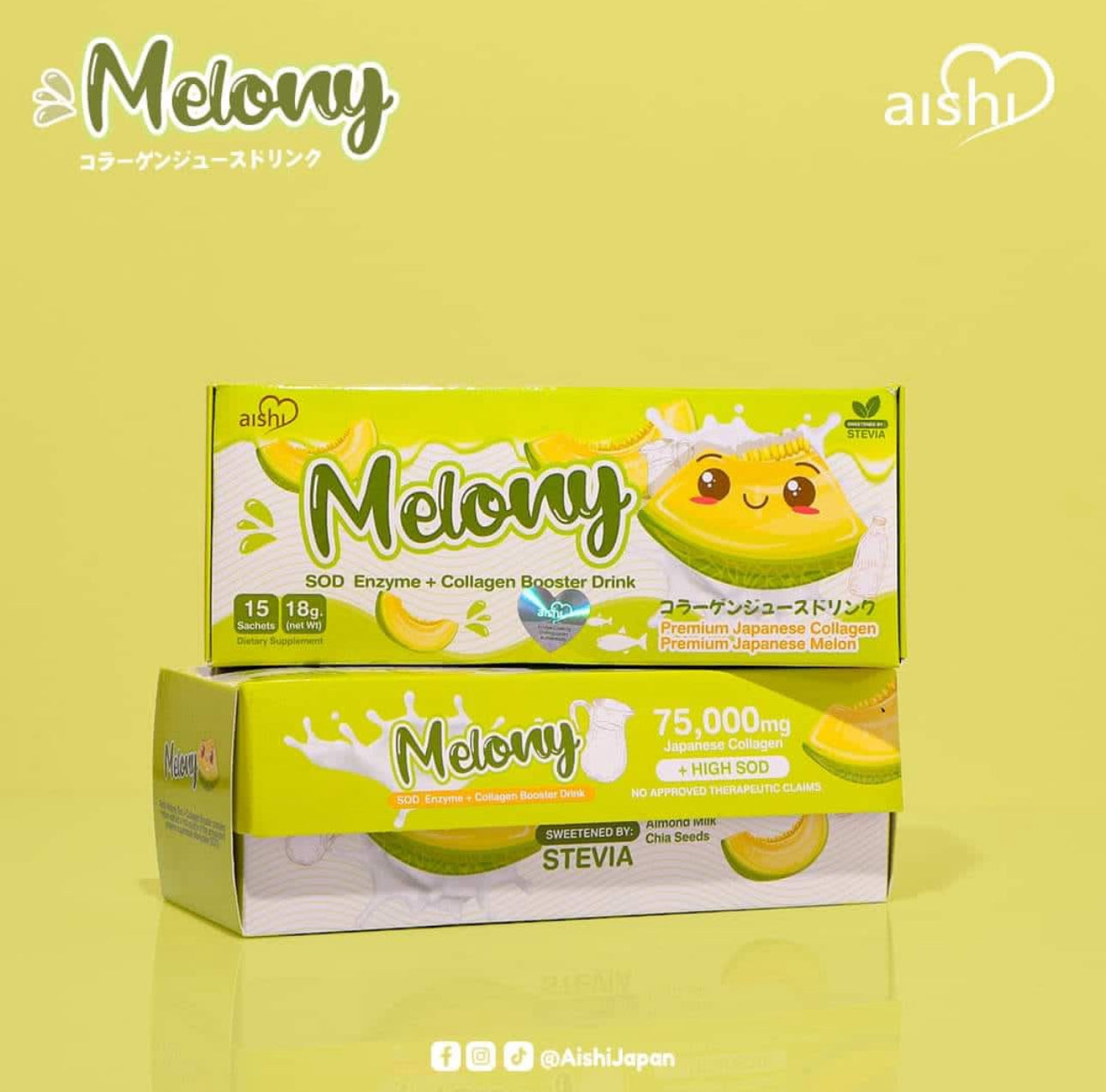 Aishi Thaikyo Melony Collagen Booster Drink 15s