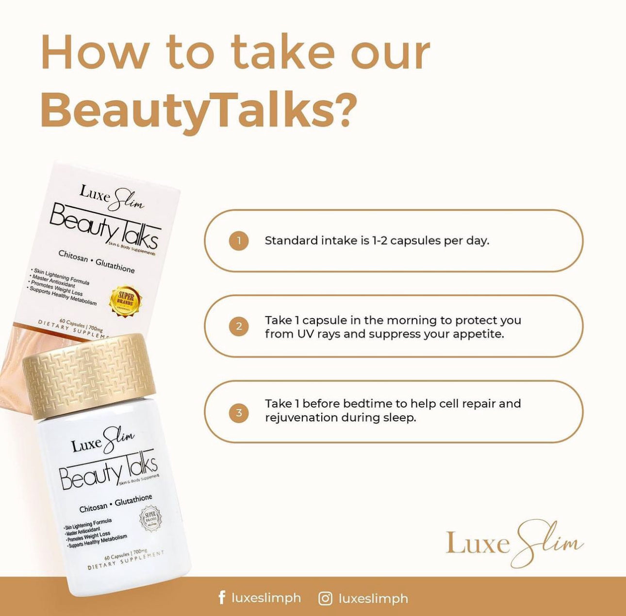 Luxe Slim BeautyTalks 60capsules