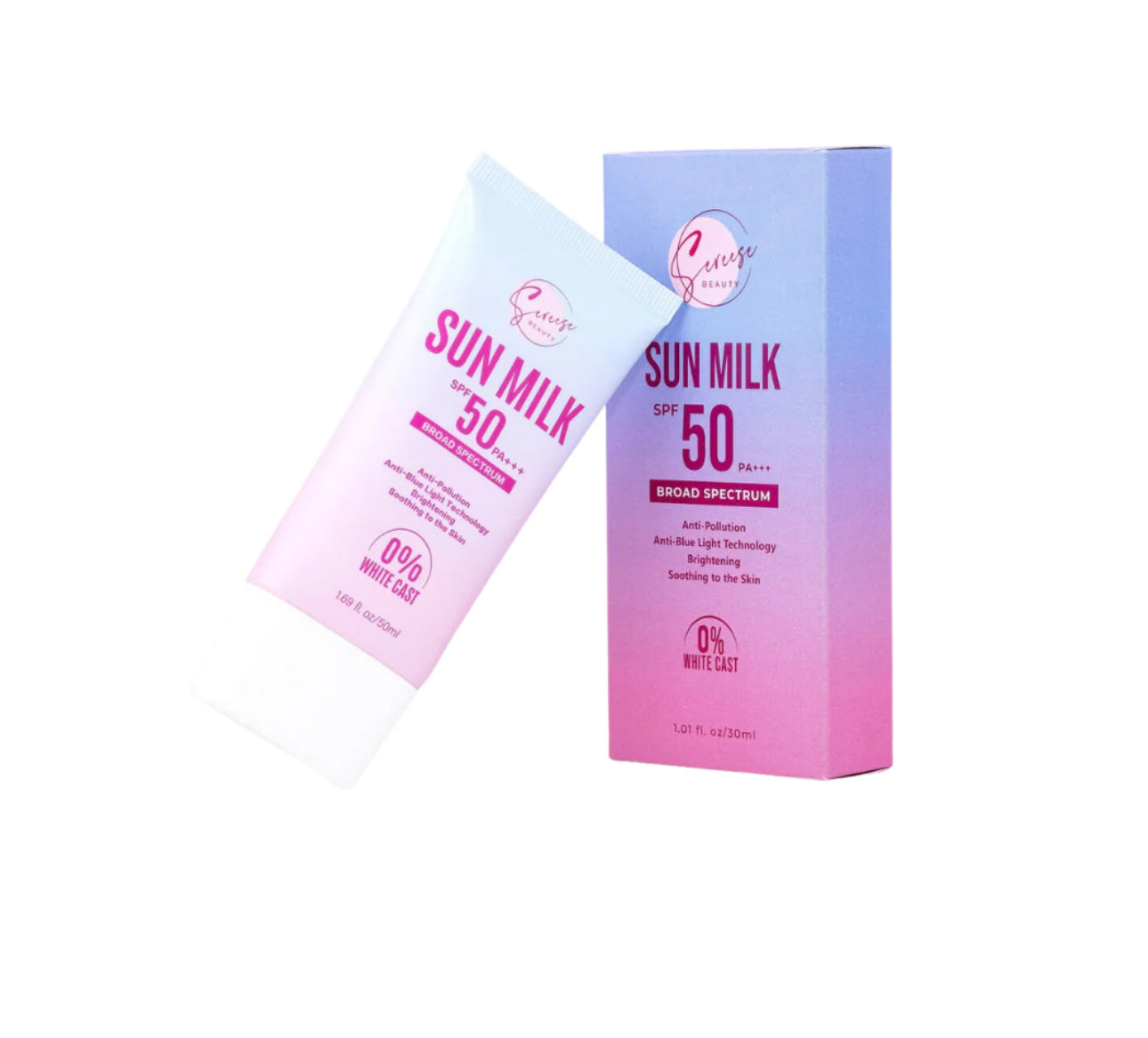 Sereese Beauty Sun Milk SPF50 (30ml)