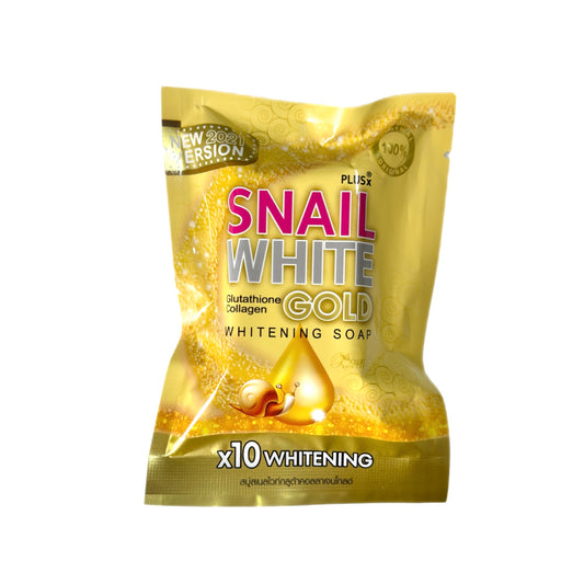 Snail White Gold (Glutathione + Collagen) Whitening Soap 80g by Precious Skin Thailand