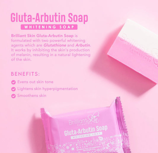 Brilliant Skin Gluta-Arbutin Whitening
Bar Soap 135g