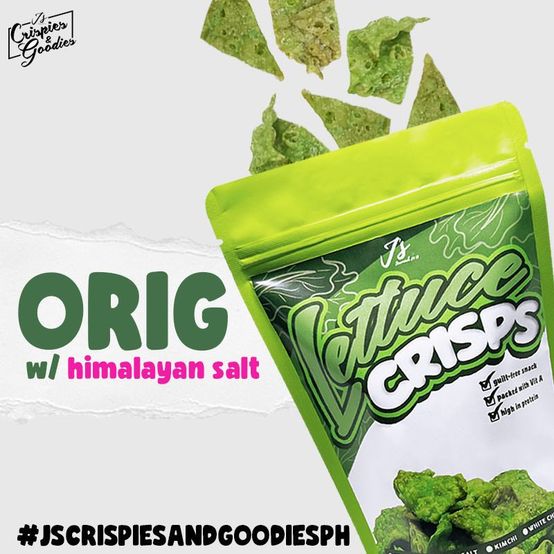 J’s Lettuce Crisps Orig w/ Hinalayan Salt 100g
