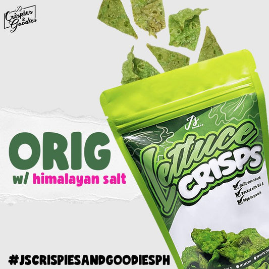 J’s Lettuce Crisps Orig w/ Hinalayan Salt 100g