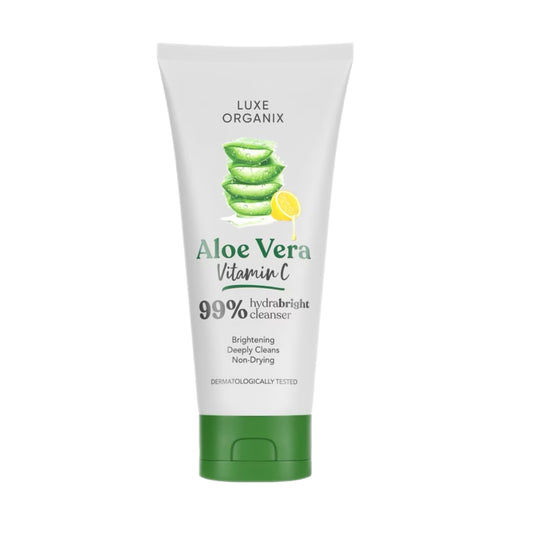 Luxe Organix Aloe Vera + Vitamin C Facial Cleanser 120ml