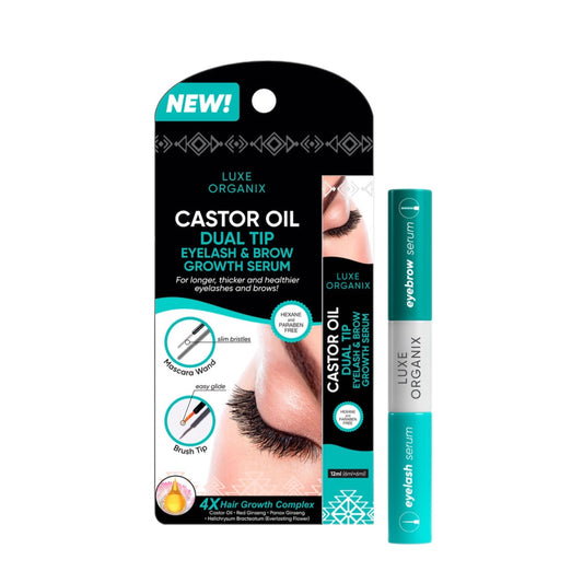 Luxe Organix Castor Oil Eyelash & Brow Growth Serum 12ml