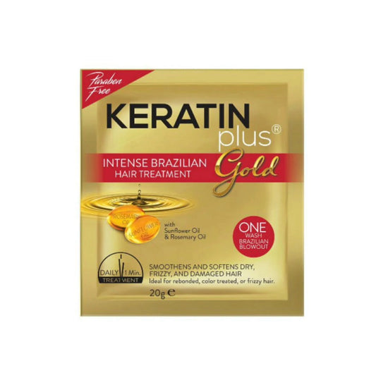 Keratin Plus Gold Brazilian Hair Treatment