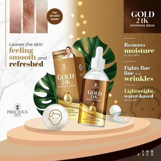 Gold 24k Whitening Serum by Precious Skin Thailand 50ml