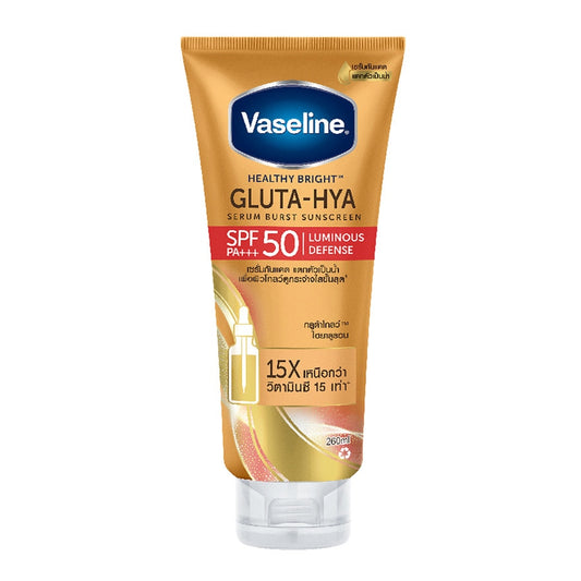 Vaseline Healthy Bright Gluta-Hya Serum Burst Sunscreen SPF50 PA+++ 260ml