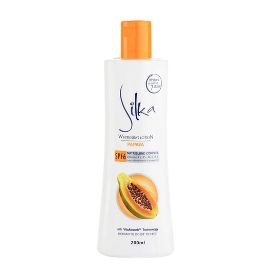 Silka Papaya Whitening Lotion SPF6 200ml