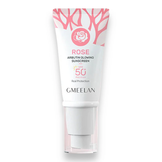 Gmeelan Rose Arbutin Glowing Sunscreen SPF 50 PA++++ 30g