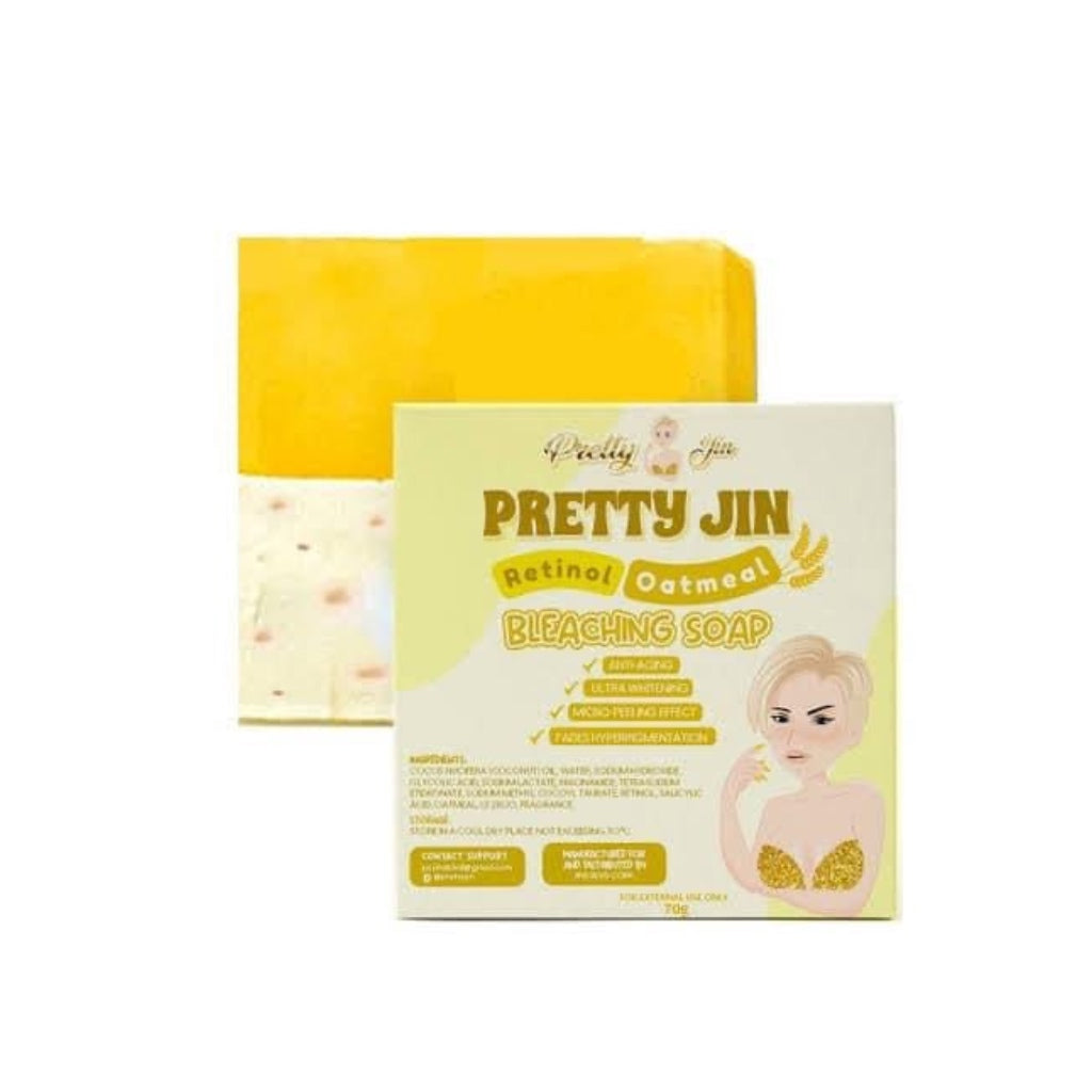 Pretty Jin  Retinol Oatmeal Bleaching Soap 70g