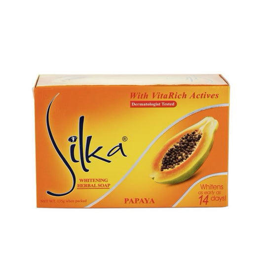 Silka Whitening Herbal Soap Enriched with Vitamin E 135g