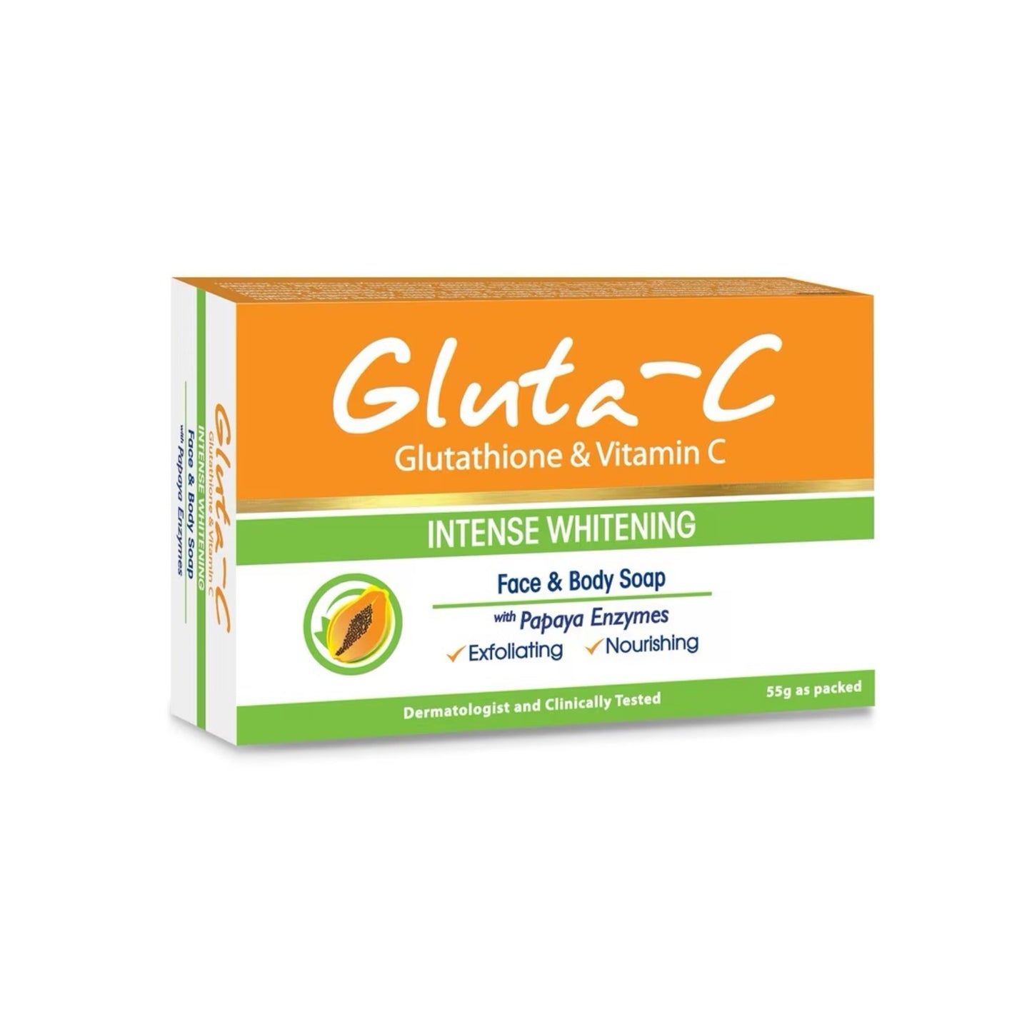 Gluta-C Intense Whitening Exfoliating Soap w/ Papaya Enzymes 120g