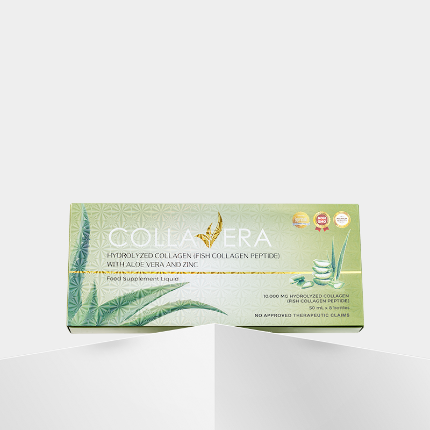 Luxe Skin Collavera – Hydrolyzed Collagen (Fish Collagen Peptide) with Aloe Vera and Zinc (50mL)