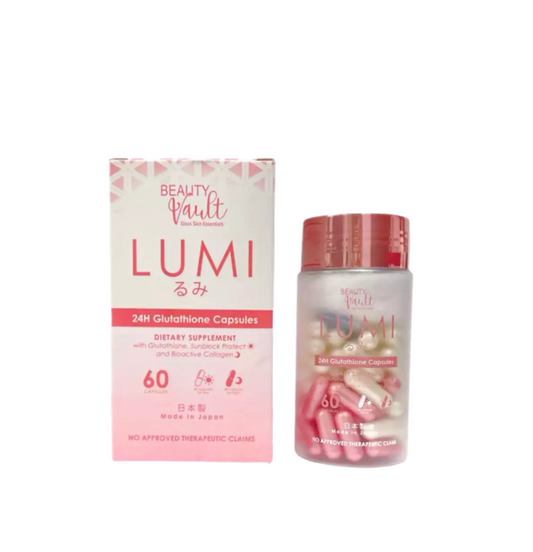 Beauty Vault Lumi Glutathione, Collagen & Vitamin C 60 capsules