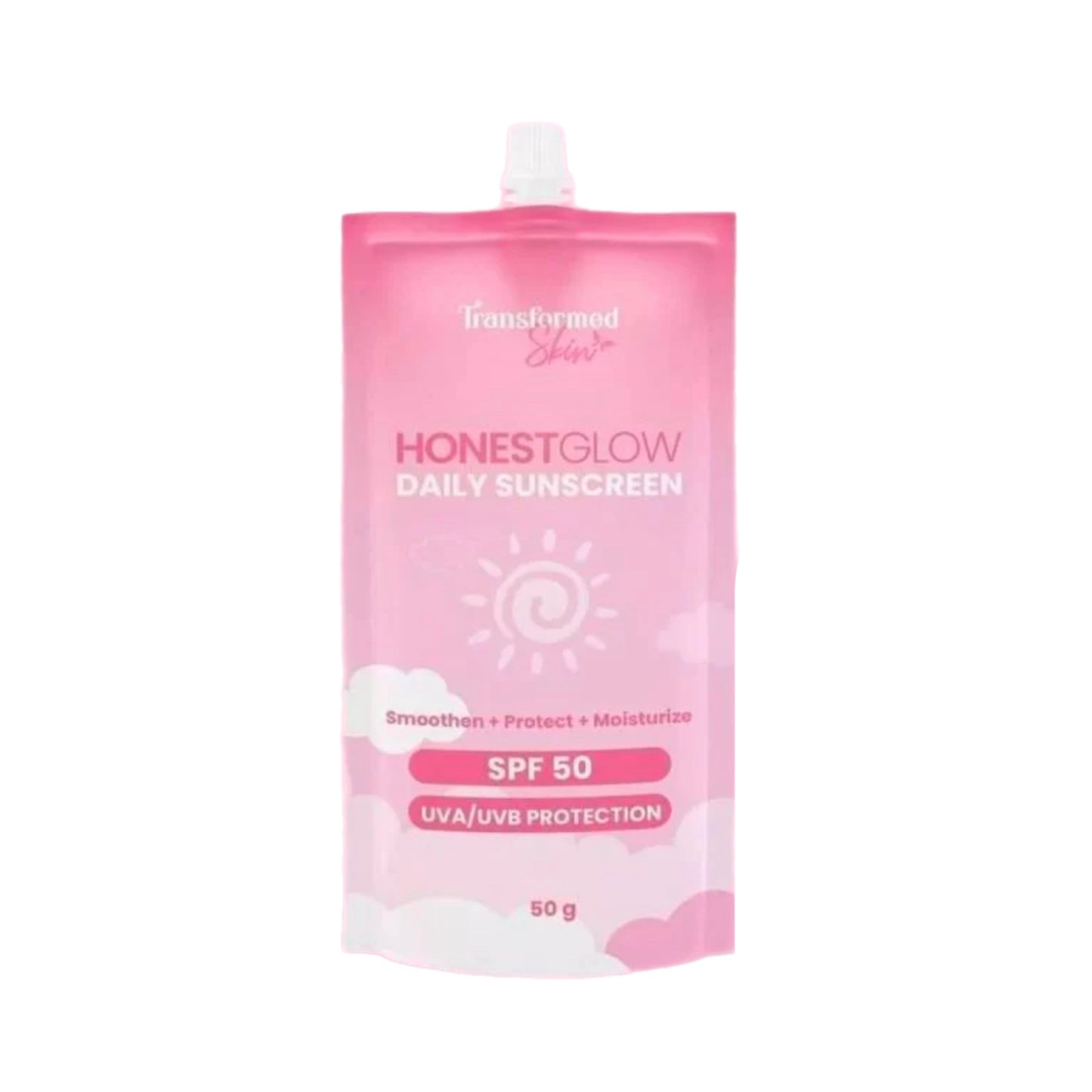 Honest Glow Daily Sunscreen SPF 50
UVA/UVB Protection 50g