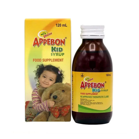 Appebon Vitamin B1 Vitamin B6 VitaminB12 Iron Lysine Kids Syrup 120ml