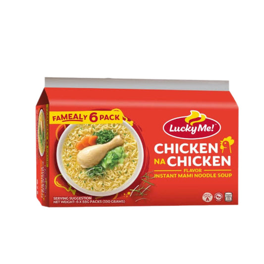 Lucky Me Chicken Noodles 6s